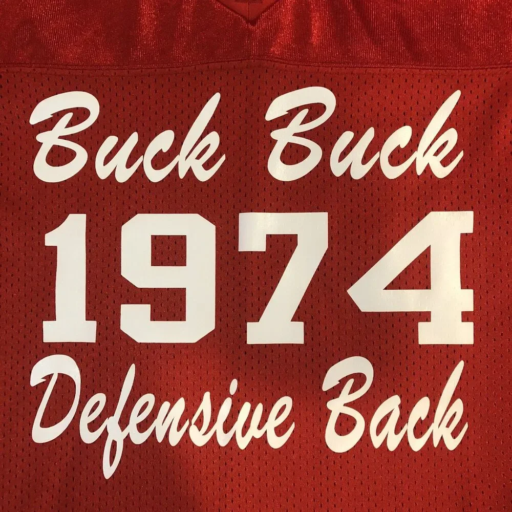 Champro Football Jersey 2XL Red White Breaker 70 Buck Buck 1974 New With Tags